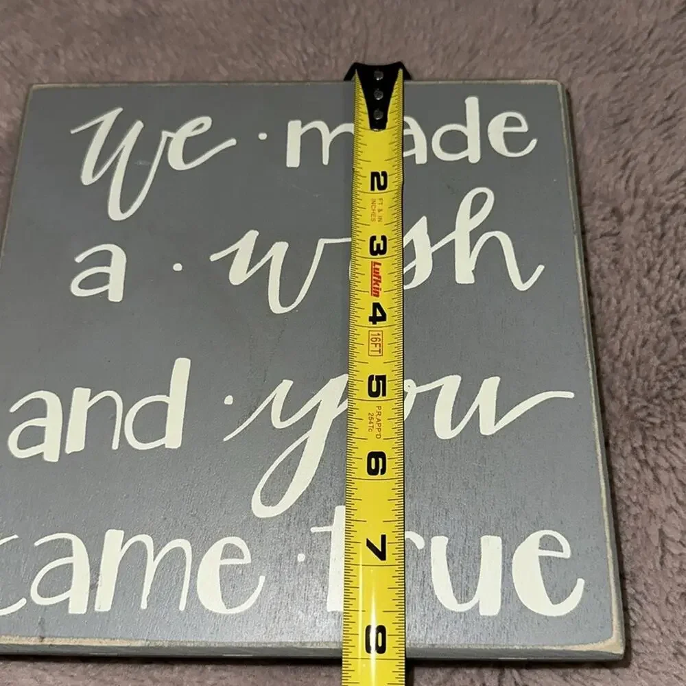 Primitives By Kathy Box Sign, We Made a Wish and You Came True, 8